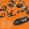 Worx WG915 Power Share 20V 10” Chainsaw And Turbine Blower Combo (Battery And Charger Included)