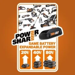 Worx WX945L 20V Power Share Drill Driver & 3-3/8" Worxsaw Combo Kit
