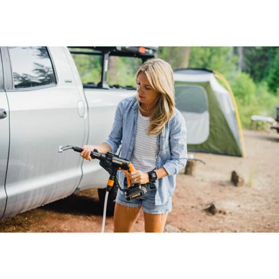 Worx WA4072 Deluxe Cleaning Kit Includes Squeegee, Soaper, Outdoor Hard Surface Brush And Pivoting Quick Connect Adapter For Worx Hydroshot Series 3 Worx WA4072 Deluxe Cleaning Kit Includes Squeegee, Soaper, Outdoor Hard Surface Brush And Pivoting Quick Connect Adapter For Worx Hydroshot Series - Image 3