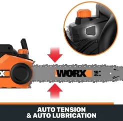 Worx WG304.2 18in 15 Amp Electric Chainsaw With Auto-Tension, Chain Brake -Worx Power Sales Store GUEST 609170db 3be4 48d7 aef8 2c748bf9122a