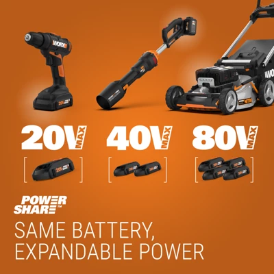 Worx WG916 Power Share 20V Trimmer And Blower Combo Kit (Battery & Charger Included) 6 Worx WG916 Power Share 20V Trimmer And Blower Combo Kit (Battery & Charger Included) - Image 6