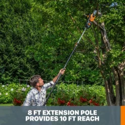 WG309 Worx 10" 2 In 1 Electric Chainsaw And Pole Saw Attachment With Auto-Tension, Rotating Handle And Safety Chain Brake -Worx Power Sales Store GUEST 97556b76 c1c8 4781 8a31 dbbb0d212b12