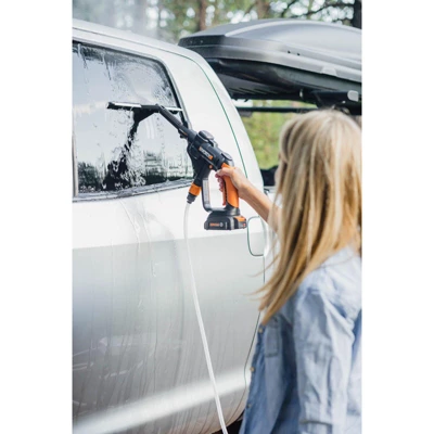 Worx WA4072 Deluxe Cleaning Kit Includes Squeegee, Soaper, Outdoor Hard Surface Brush And Pivoting Quick Connect Adapter For Worx Hydroshot Series 1 Worx WA4072 Deluxe Cleaning Kit Includes Squeegee, Soaper, Outdoor Hard Surface Brush And Pivoting Quick Connect Adapter For Worx Hydroshot Series