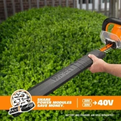 Worx WG284.9 40V Power Share 24" Cordless Hedge Trimmer (Tool Only) -Worx Power Sales Store GUEST bbc49499 aa06 4925 9bfe 421486229a33