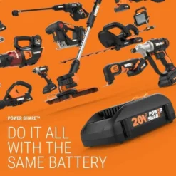 Worx WG545.1 20V Power Share AIR Cordless Leaf Blower & Sweeper