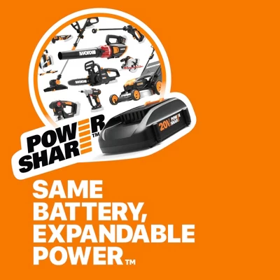 Worx WG184.9 40V Power Share 13" Cordless String Trimmer & Wheeled Edger (Tool Only) 8 Worx WG184.9 40V Power Share 13" Cordless String Trimmer & Wheeled Edger (Tool Only) - Image 8