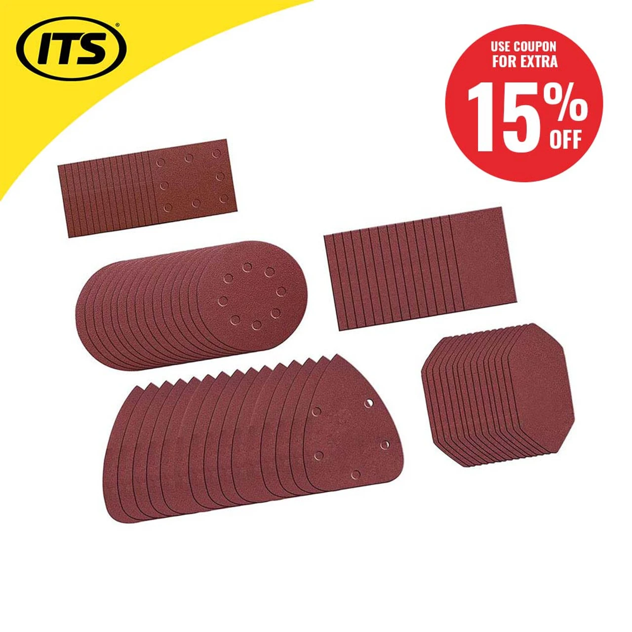 Worx WA2028 75 Piece Mixed Sanding Sheets Kit 4 Worx WA2028 75 Piece Mixed Sanding Sheets Kit - Image 4