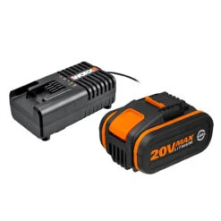 Worx WA3604 4.0Ah 20V Li-Ion Battery & Charger Pack