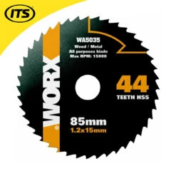 Worx 85mm X 15mm 44T WORXSAW HSS Compact Circular Saw Blade -Worx Power Sales Store WRXWA5035 ebay 68885.1660316288