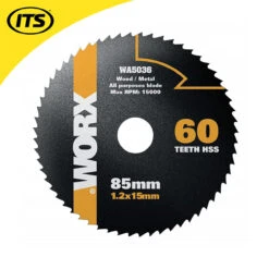 Worx 85mm X 15mm 60T WORXSAW HSS Compact Circular Saw Blade -Worx Power Sales Store WRXWA5036 ebay 77871.1660316286