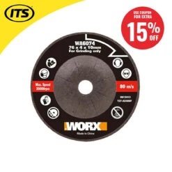 Worx Grinding 76mm Disc For Mini Cutter -Worx Power Sales Store WRXWA6074 ebay15 30721.1660317743