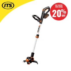 Worx WG163E 30cm 20V MAX Cordless Grass Trimmer, 2x 2.0Ah Batteries & Charger -Worx Power Sales Store WRXWG163E ebay20 65396.1660317844