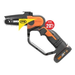 Worx WG324E 20V Cordless Pruning Chainsaw, 1x 2.0Ah Battery & Charger -Worx Power Sales Store WRXWG324E ebay20 22982.1660317843