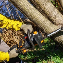 Worx WG384E 40V 35cm Cordless Brushless Chainsaw, 2x 2.0Ah Batteries & Charger -Worx Power Sales Store WRXWG384E B 25881.1655365274