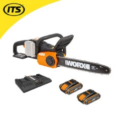 Worx WG384E 40V 35cm Cordless Brushless Chainsaw, 2x 2.0Ah Batteries & Charger -Worx Power Sales Store WRXWG384E ebay 34020.1660316306