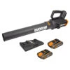 Worx 20v MAX Blower Vac, 2x 2Ah Batteries And Charger