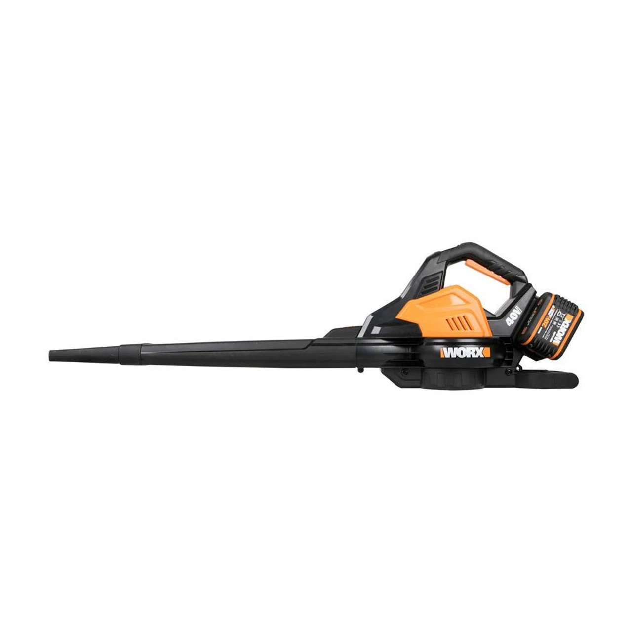 Worx WG583E 40V Brushless Cordless Blower/Vacuum, 2x 4.0Ah Batteries & Charger 3 Worx WG583E 40V Brushless Cordless Blower/Vacuum, 2x 4.0Ah Batteries & Charger - Image 3