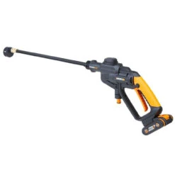 Worx WG620E.2 20V Cordless Pressure Washer Kit With 1x 2.0Ah Battery, Charger, 6m Hose & Accessories -Worx Power Sales Store WRXWG620E2 2 57504.1665731032