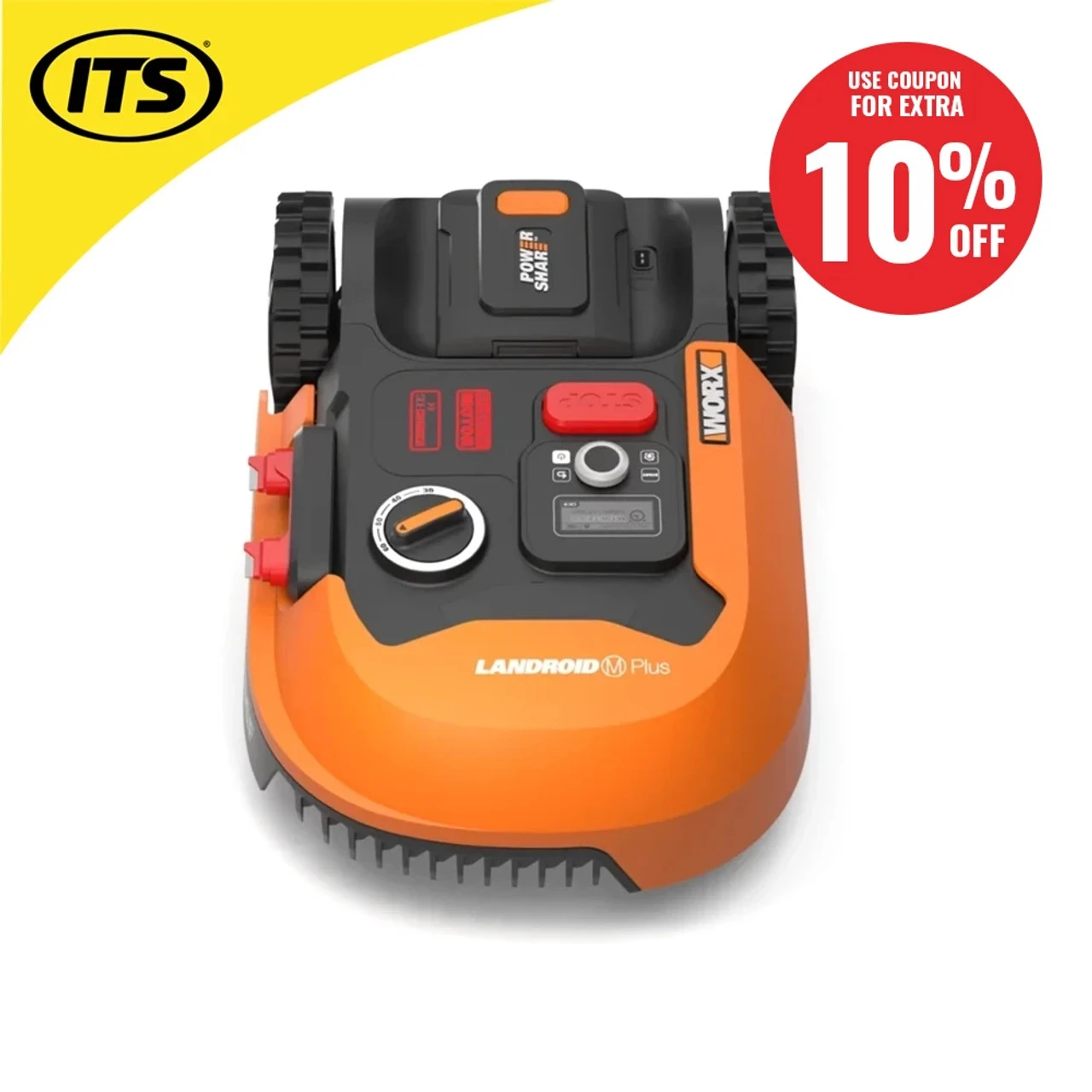 Worx WR165E M500 Plus Landroid Robotic Lawn Mower, 1x 2.0Ah Battery & Charging Cable 9 Worx WR165E M500 Plus Landroid Robotic Lawn Mower, 1x 2.0Ah Battery & Charging Cable - Image 9