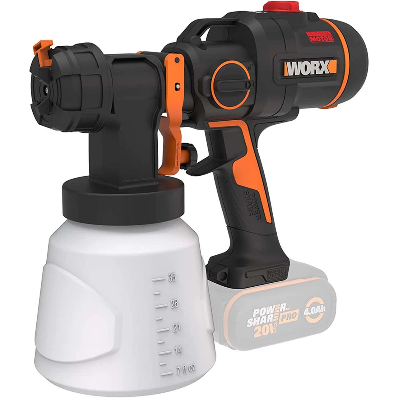 Worx WX020.9 20v Cordless Paint Sprayer - Body 1 Worx WX020.9 20v Cordless Paint Sprayer - Body