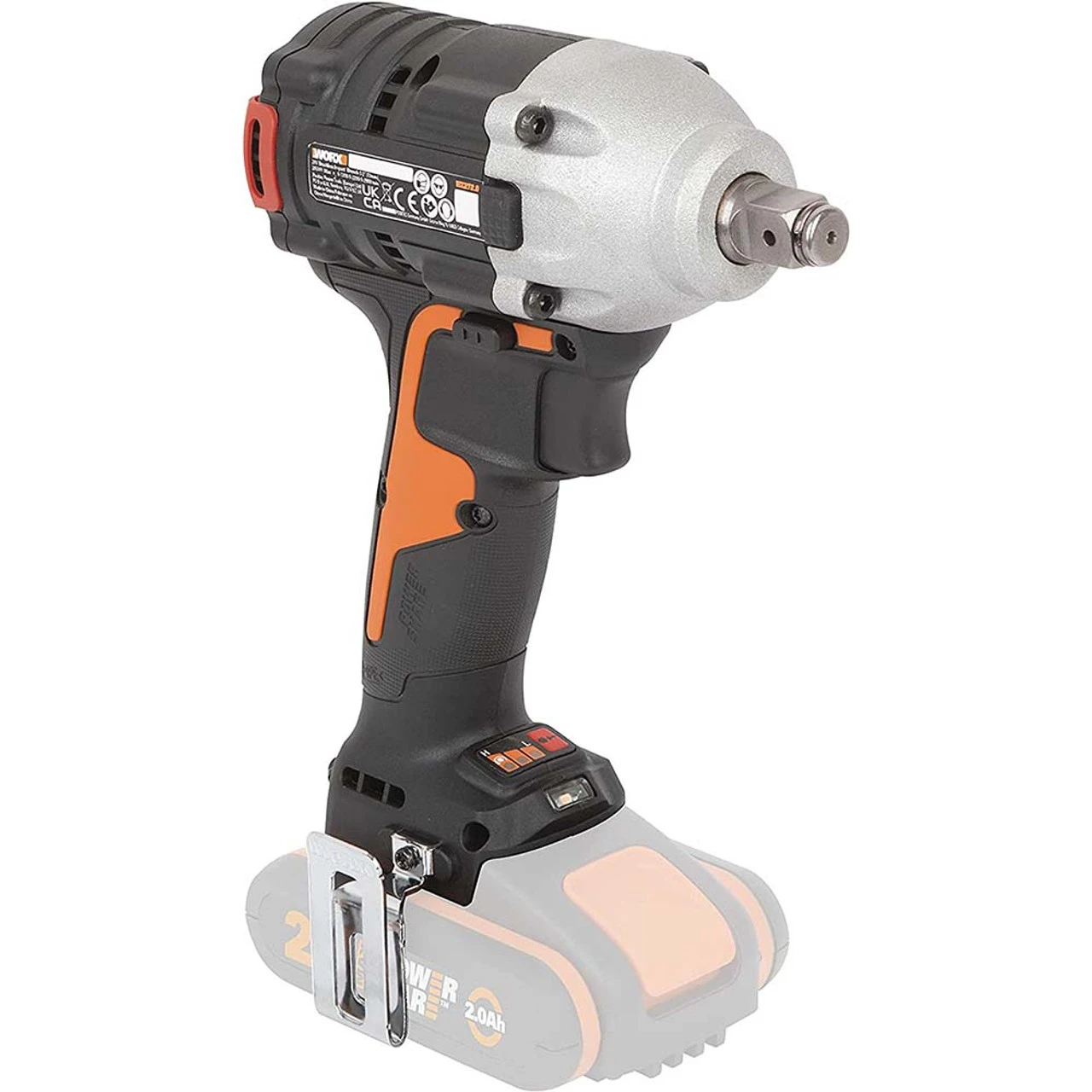 Worx WX272.9 20v Cordless Impact Wrench - Body 2 Worx WX272.9 20v Cordless Impact Wrench - Body - Image 2