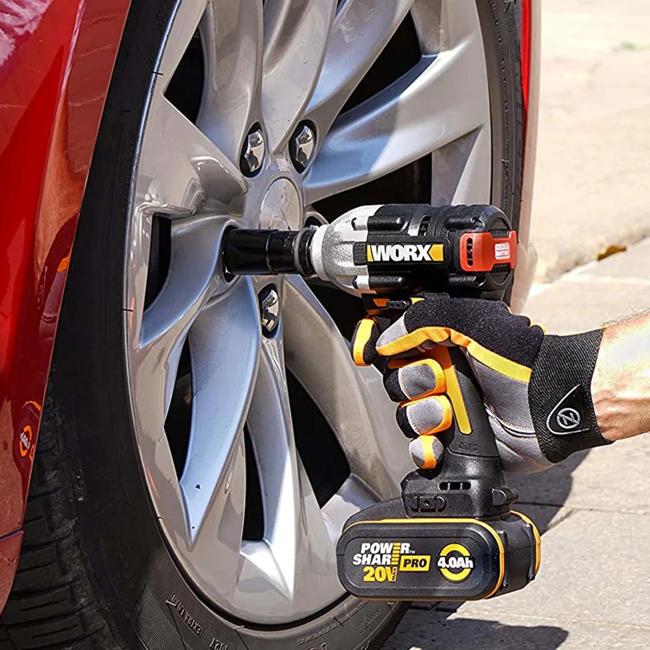 Worx WX272.9 20v Cordless Impact Wrench - Body 4 Worx WX272.9 20v Cordless Impact Wrench - Body - Image 4