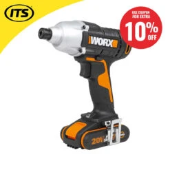 Worx WX291 20V MAX Impact Driver With 1x 2.0Ah Battery, Charger And Case -Worx Power Sales Store WRXWX291 1 ebay10 35075.1660317119