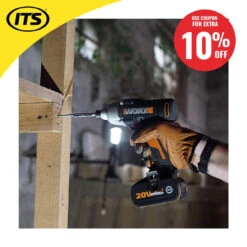 Worx WX291 20V MAX Impact Driver With 1x 2.0Ah Battery, Charger And Case -Worx Power Sales Store WRXWX291 b ebay10 16362.1660317120