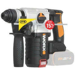 Worx WX380 20V Brushless Cordless SDS Hammer Drill - Body -Worx Power Sales Store WRXWX3809 ebay15 65123.1660317838