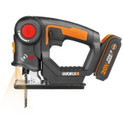 Worx WX550 20V MAX Reciprocating Saw/Jigsaw With 1x 2.0Ah Battery & Charger 20 Worx WX550 20V MAX Reciprocating Saw/Jigsaw With 1x 2.0Ah Battery & Charger -Worx Power Sales Store WRXWX5502 2 77038.1655301769