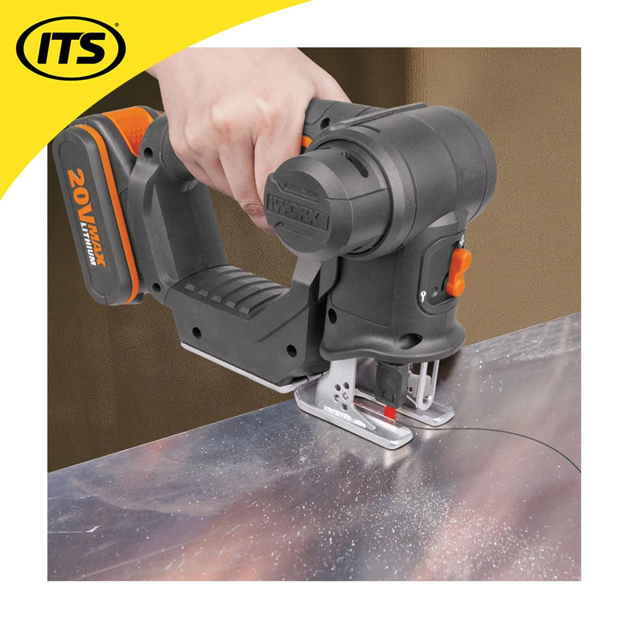 Worx WX550 20V MAX Reciprocating Saw/Jigsaw With 1x 2.0Ah Battery & Charger 11 Worx WX550 20V MAX Reciprocating Saw/Jigsaw With 1x 2.0Ah Battery & Charger - Image 11