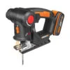 Worx WX550 20V MAX Reciprocating Saw/Jigsaw With 1x 2.0Ah Battery & Charger