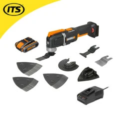 Worx WX696 20V MAX Sonicrafter Multi Tool With 35 Accessories, 1x 2.0Ah Battery, Charger & Case -Worx Power Sales Store WRXWX696 ebay 19539.1660316390