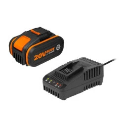 Worx WX812 20V MAX Brushless 125mm Angle Grinder With 1x 4.0Ah Battery And Charger -Worx Power Sales Store WRXWX812 3 60355.1655302474