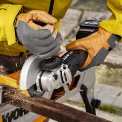 Worx WX812 20V MAX Brushless 125mm Angle Grinder With 1x 4.0Ah Battery And Charger -Worx Power Sales Store WRXWX812 C 54912.1655368613