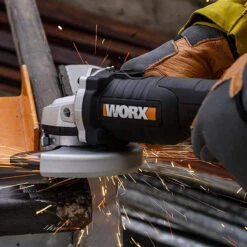 Worx WX812 20V MAX Brushless 125mm Angle Grinder With 1x 4.0Ah Battery And Charger -Worx Power Sales Store WRXWX812 G 20882.1655297245