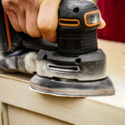 Worx WX822 20V MAX Detail Sander With 1x 2.0Ah Battery, Charger & Case -Worx Power Sales Store WRXWX822 D 09704.1655365450
